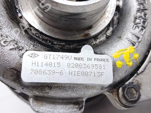 Turbolader/Kompressor RENAULT LAGUNA II (BG0/1_) 1.9 dCi (BG08, BG0G) | BP29725024M71 