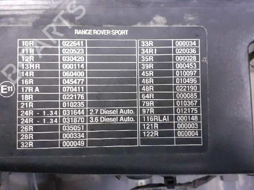 Front slam panel LAND ROVER RANGE ROVER SPORT I (L320) 2.7 D 4x4 | BP6882949C72 