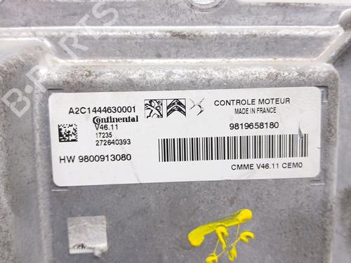 Engine control unit (ECU) PEUGEOT 208 I (CA_, CC_) 1.2 GPL | BP30752097M57