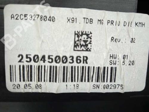 Instrument cluster RENAULT LAGUNA III (BT0/1) 2.0 dCi (BT01, BT08, BT09, BT0E, BT0K, BT12, BT1C, BT1D,... | BP6825965C47 