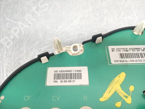 Instrument cluster CITROËN C3 II (SC_) 1.4 HDi 70 (SC8HZC, SC8HR0, SC8HP4) | BP36886297C47  - Image 5