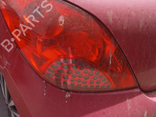 Used Left taillight PEUGEOT 207 (WA_, WC_) 1.4 (75 hp) 28582040