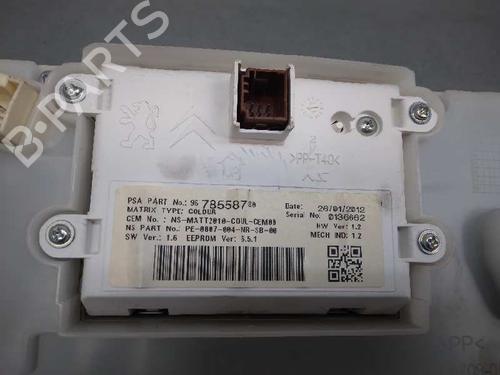 Instrument cluster PEUGEOT 208 I (CA_, CC_) 1.6 VTi | BP12103611C47 
