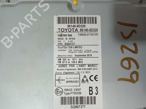 Electronic module TOYOTA YARIS (_P13_)  | BP12185590M83 