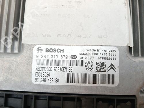 Engine control unit (ECU) CITROËN C4 Coupe (LA_) 1.6 HDi | BP29821222M57