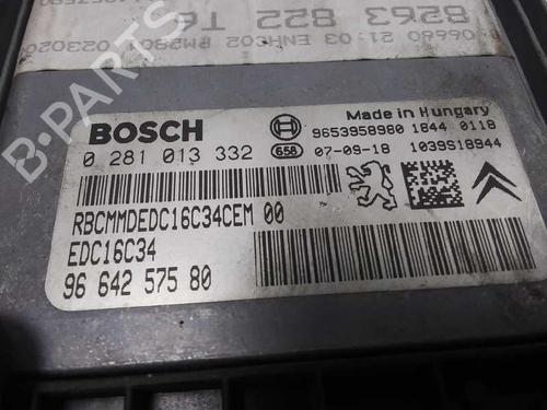 Engine control unit (ECU) PEUGEOT 307 SW (3H)  | BP17456133M57 