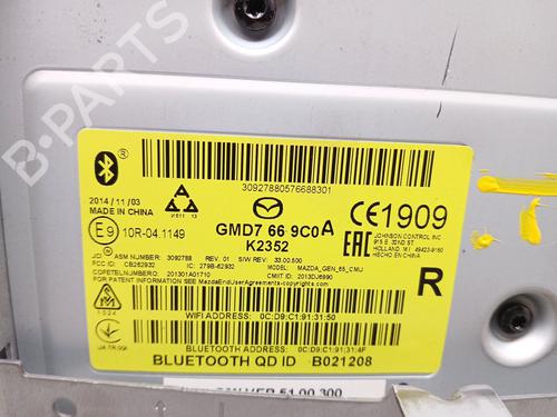 Multifunctionele display MAZDA 6 Saloon (GJ, GL) 2.2 D (GJ2FP) | BP26597899C48 