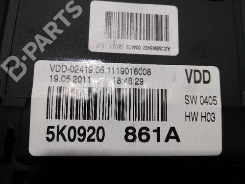 Instrument cluster VW GOLF VI (5K1) 1.6 TDI | BP2534623C47 