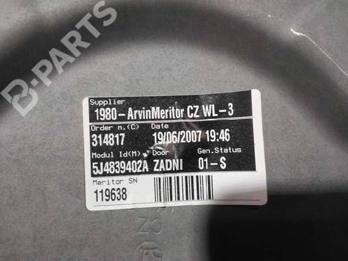 Rear right window mechanism SKODA FABIA II (542) 1.9 TDI | BP12194384C25 