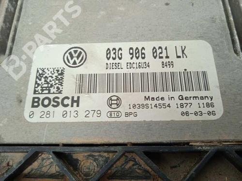 Engine control unit (ECU) SEAT LEON (1P1) 1.9 TDI | BP7535458M57 