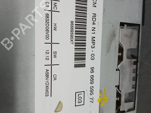 Radio PEUGEOT 3008 I MPV (0U_)  | BP19122144E6 