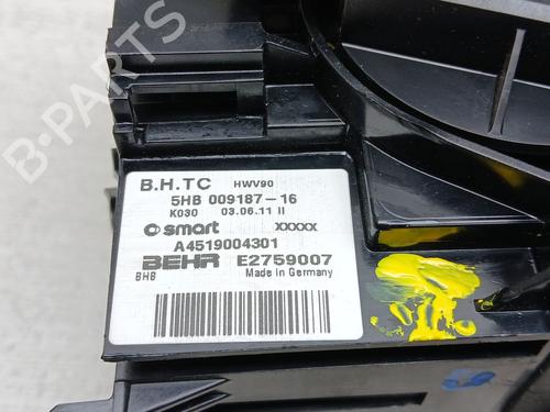 Climate control SMART FORTWO Coupe (451) 1.0 (451.331, 451.380) | BP29071089I5