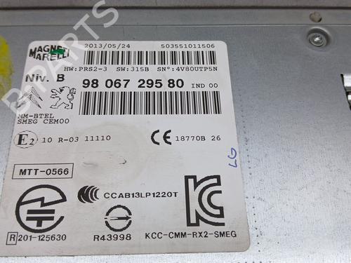 Radio PEUGEOT 208 I (CA_, CC_) 1.2 VTI 82 | BP26551844E6 