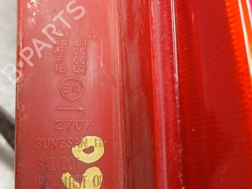 Right taillight CHEVROLET AVEO / KALOS Hatchback (T250, T255) 1.2 | BP25939061C35 