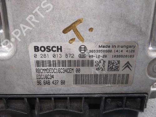 Engine control unit (ECU) CITROËN C3 II (SC_)  | BP17329703M57 