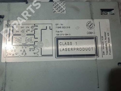 Radio ALFA ROMEO SPIDER (939_) 2.4 JTDM (939EXD1B, 939EXD12) | BP12068492E6 