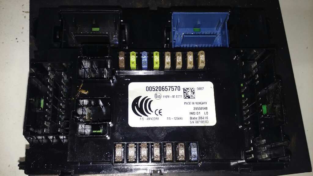 Fuse Box Fiat Tipo Saloon 356 1 4 356sxa1b 00520657570 B Parts