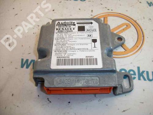 Kollisjonspute styreenhet RENAULT MEGANE Scenic (JA0/1_) [1996-2001]  2474874