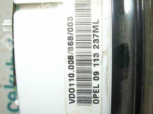 Instrument cluster OPEL CORSA B (S93) 1.7 D (F08, F68, M68) | BP2461168C47 
