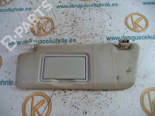 Left sun visor MERCEDES-BENZ C-CLASS (W202) C 250 Turbo-D (202.128) (150 hp) 2466040