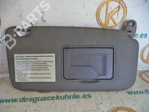Used Right sun visor HYUNDAI MATRIX (FC) 1.5 CRDi VGT (110 hp) 2457082