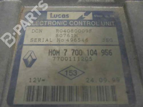 Engine control unit (ECU) RENAULT CLIO II (BB_, CB_) 1.9 D (B/CB0E, BB0J) | BP2468400M57 