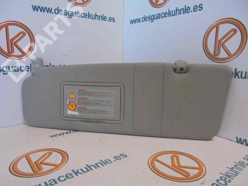 Left sun visor RENAULT ESPACE III (JE0_) 2.2 12V TD (JE0E, JE0H, JE0P) (113 hp) 2486230