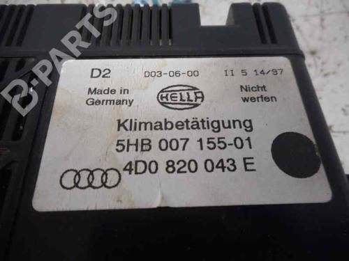 Climate control AUDI A8 D2 (4D2, 4D8) 3.7 quattro | BP2466720I5 