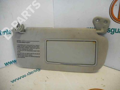 Left sun visor HYUNDAI SANTA FÉ I (SM) 2.7 V6 4x4 (173 hp) 2448860