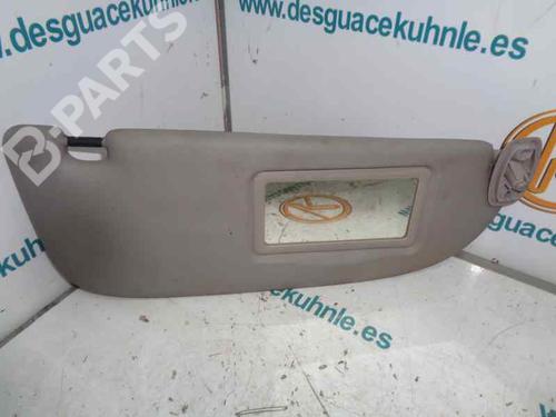 Used Right sun visor PEUGEOT 206 Hatchback (2A/C) 1.9 D (69 hp) 2463613