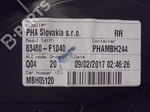 Rear right window mechanism KIA SPORTAGE IV (QL, QLE) 1.7 CRDi | BP2487412C25 
