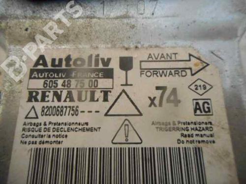 ECU airbags RENAULT LAGUNA II (BG0/1_) 1.9 dCi (BG1A, BG1V) | BP2494033M53 