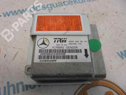 Used ECU airbags MERCEDES-BENZ M-CLASS (W163) ML 320 (163.154) (218 hp) 3175857