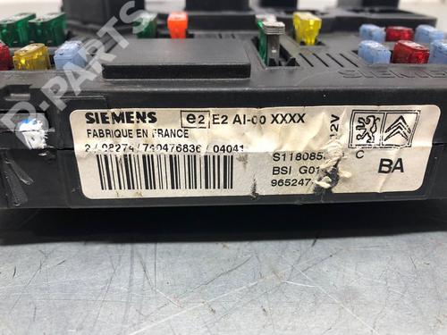Fuse box CITROËN XSARA PICASSO (N68) 2.0 16V | BP2477160E1 