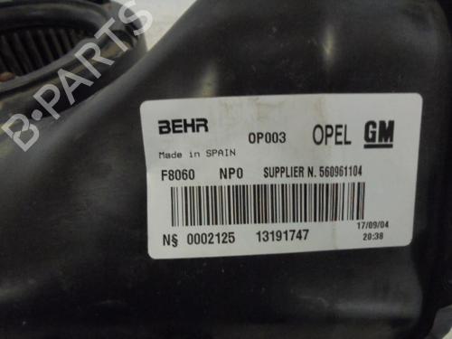 Varmeblæser OPEL MERIVA A MPV (X03)  | BP14186946M62 