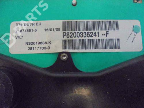 Instrument cluster RENAULT KANGOO (KC0/1_) 1.5 dCi | BP2456880C47