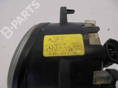 Left front fog light MERCEDES-BENZ A-CLASS (W169) A 180 CDI (169.007, 169.307) | BP5330179C30 