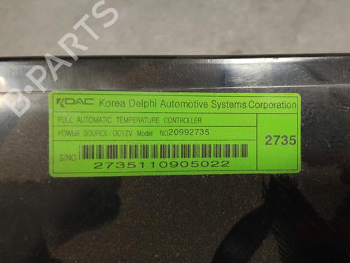 Climate control CHEVROLET CAPTIVA (C100, C140) | BP12515582I5