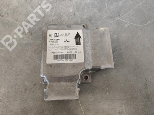 ECU airbags OPEL VECTRA C (Z02)  | BP11860538M53 
