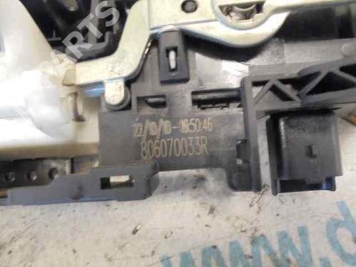 Front left exterior door handle RENAULT MEGANE III Hatchback (BZ0/1_, B3_) 1.9 dCi (BZ0N, BZ0J) | BP4764000C128 