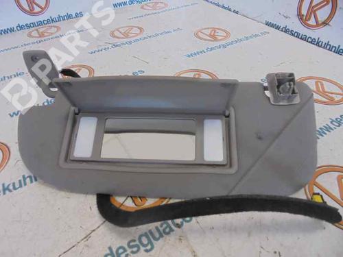 Used Left sun visor PEUGEOT 607 (9D, 9U) 2.2 HDi (133 hp) 2475223