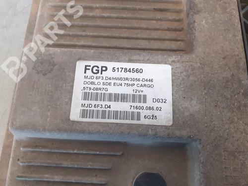 Engine control unit (ECU) FIAT DOBLO Box Body/MPV (223_) 1.3 D Multijet | BP7512753M57 