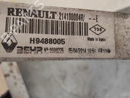 Water radiator RENAULT LAGUNA Coupe (DT0/1) 1.5 dCi | BP30082961M31 