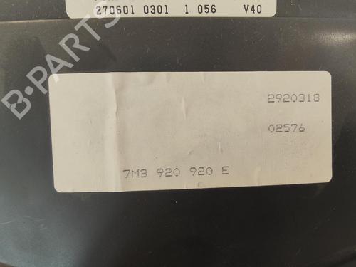 Instrument cluster VW SHARAN (7M8, 7M9, 7M6) 2.0 | BP15064287C47 