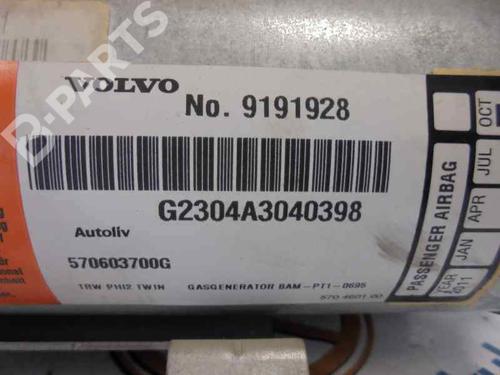 Passenger airbag VOLVO V70 I (875, 876) 2.5 TDI | BP2495414C10 