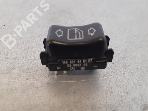 Used Left rear window switch MERCEDES-BENZ S-CLASS (W140) 600 SE, SEL (140.056, 140.057) (408 hp) 7283618