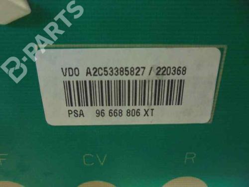 Instrument cluster CITROËN C1 (PM_, PN_) 1.0 | BP3357631C47 