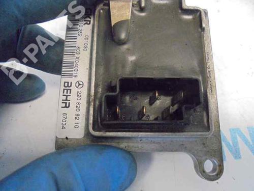 Heater resistor MERCEDES-BENZ S-CLASS (W220) S 400 CDI (220.028, 220.128) | BP11662588M108 