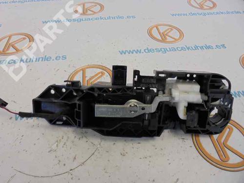 Front left exterior door handle RENAULT MEGANE III Hatchback (BZ0/1_, B3_) 1.2 TCe (BZ2B, BZ11) | BP4463499C128 