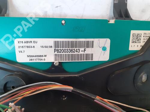 Instrument cluster RENAULT KANGOO (KC0/1_)  | BP8325174C47 
